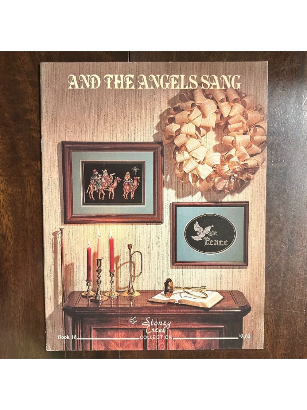 Stoney Creek Cross-Stitch Pattern Book "And The Angels Sang" Christmas Designs